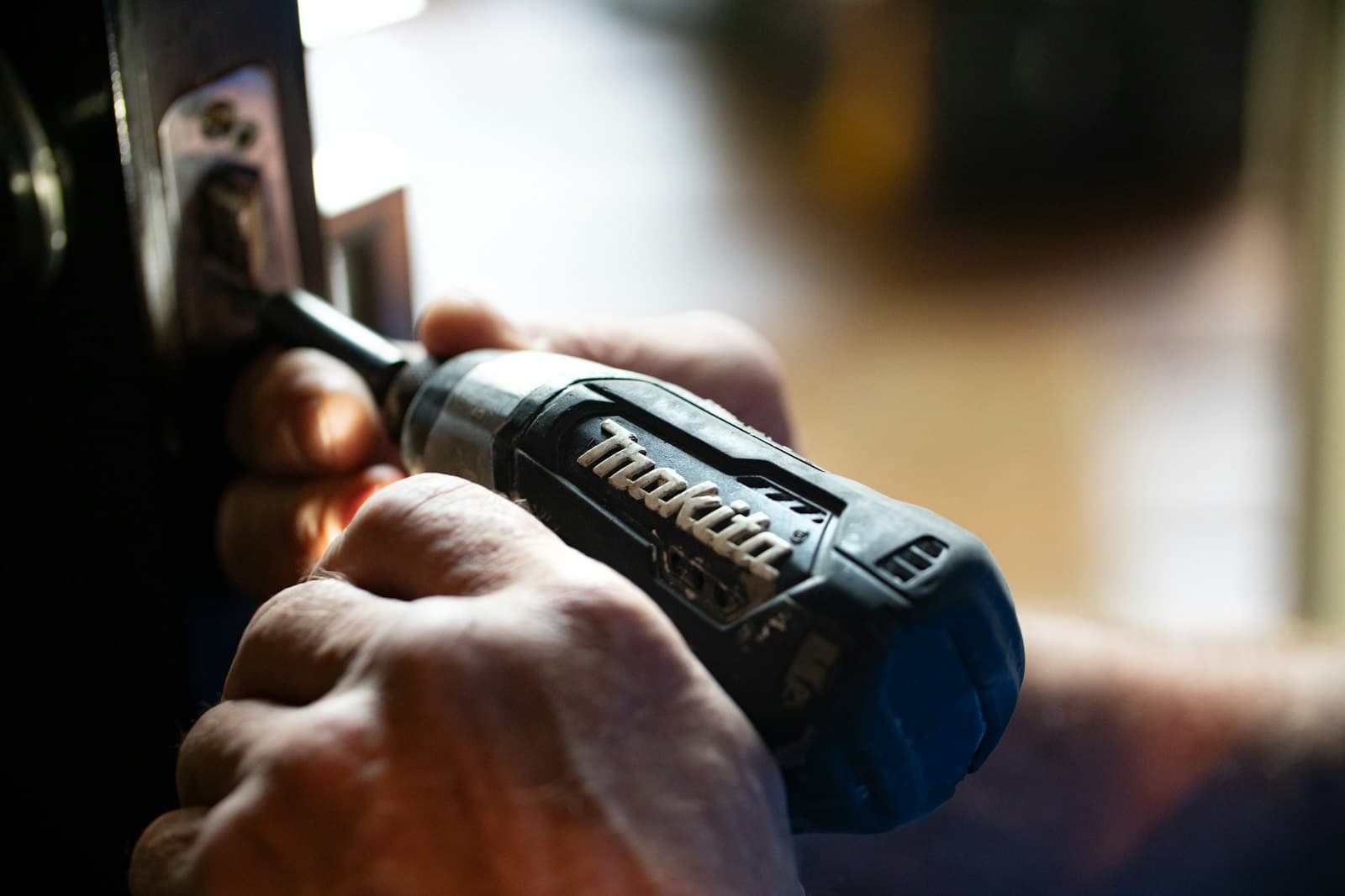 A home service technician at work